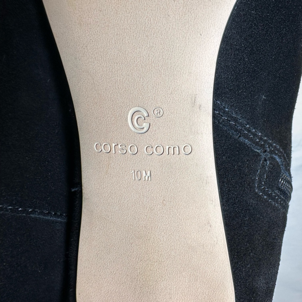 Corso Como Black Suede Knee-High Boots | Women’s Size 10 | EUC - Picture 3 of 16